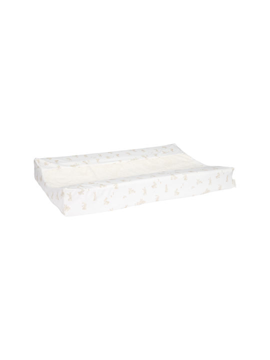 Fabric Baby Changing Pad Cover White 44x68cm