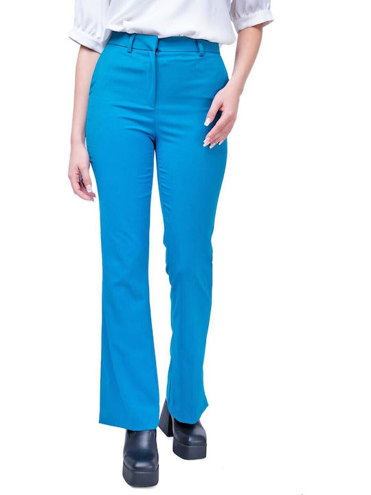 Damen Stoff Hose Petrol