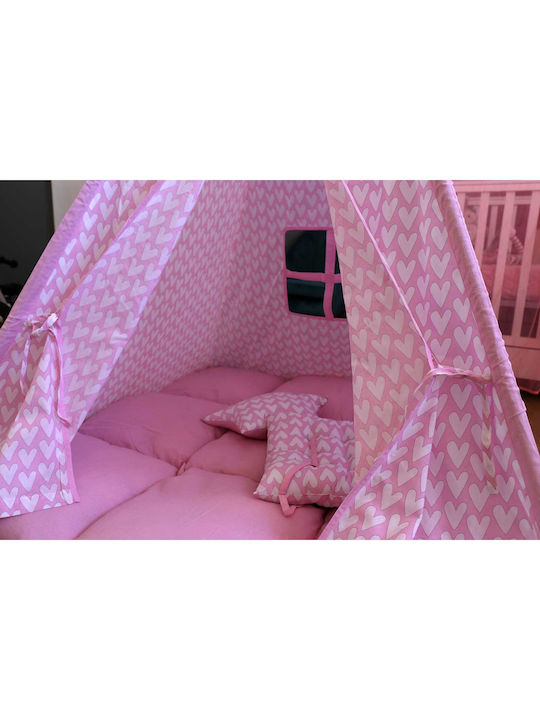 Baby Bliss Kids Indian Teepee Play Tent for 3+ years Pink