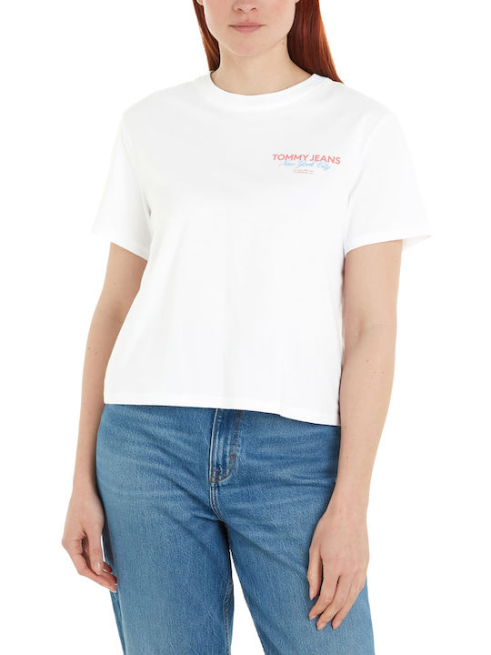 Tommy Hilfiger Γυναικείο T-shirt ΛΕΥΚΟ