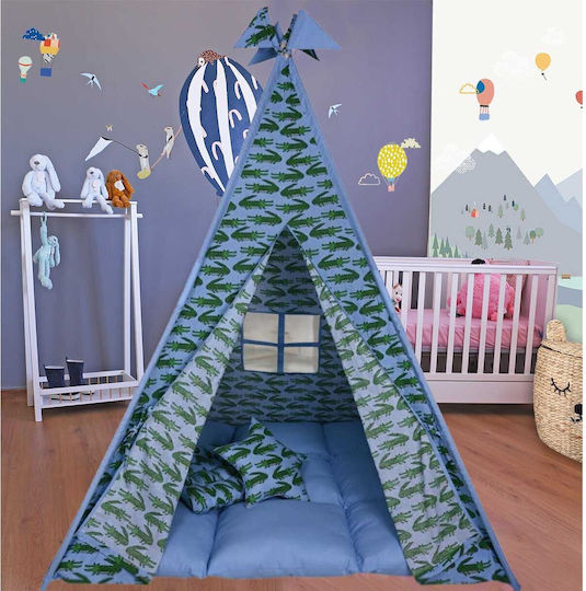 Baby Bliss Kids Indian Teepee Play Tent Light Blue