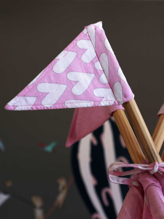 Baby Bliss Kids Indian Teepee Play Tent for 3+ years Pink
