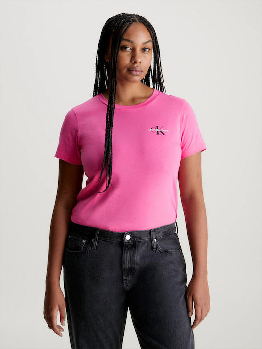 Kurzärmelige Baumwoll Damen T-Shirts Rosa 2Pack