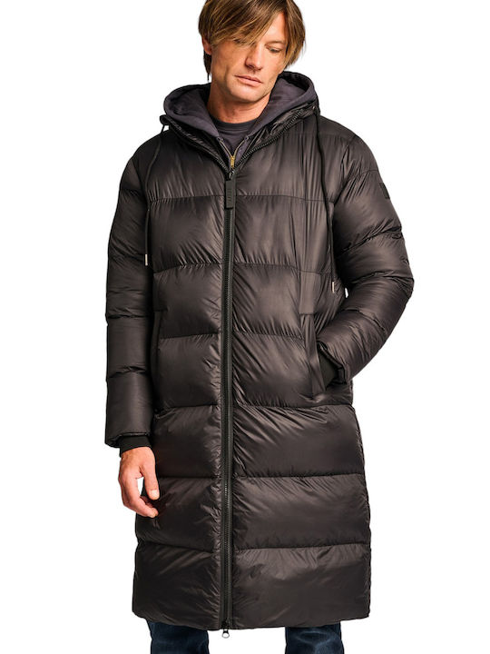 Staff Men's Winter Puffer Jacket BROWN