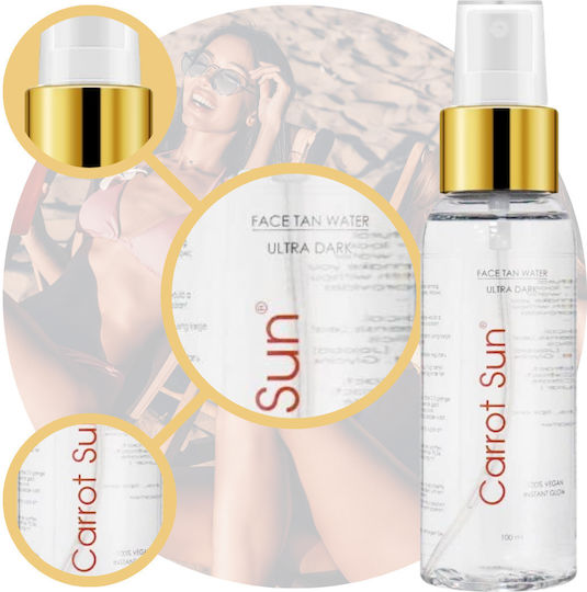 Carrot Sun Self Tanning Lotion Προσώπου Ultra Dark 100ml
