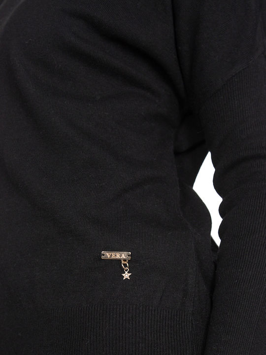 Damen Bluse Langärmelig Black