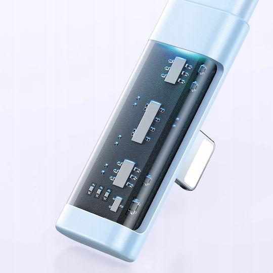 Mcdodo Winkel (90°) / Flach USB-C zu Lightning Kabel 36W Blau 1m (CA-3442)