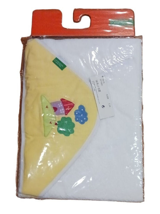 Manterol Casa Baby-Badetuch mit Kapuze 76x76cm
