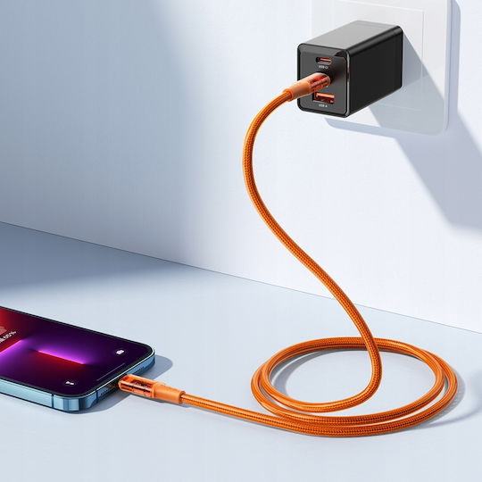 Mcdodo USB-C to Lightning Cable 36W Πορτοκαλί 1m (CA-1591)