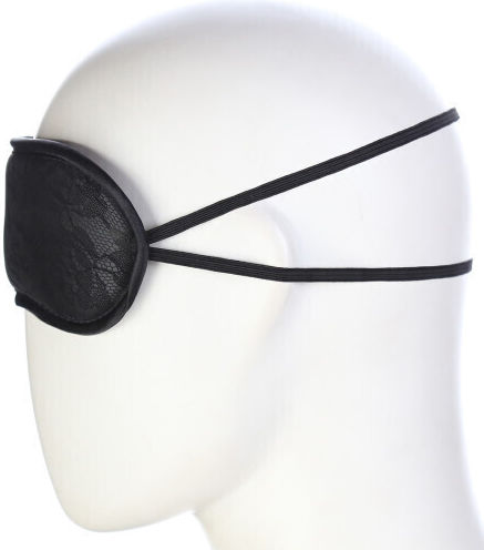 Lace Blindfold BDSM Маска в Сив Цвят