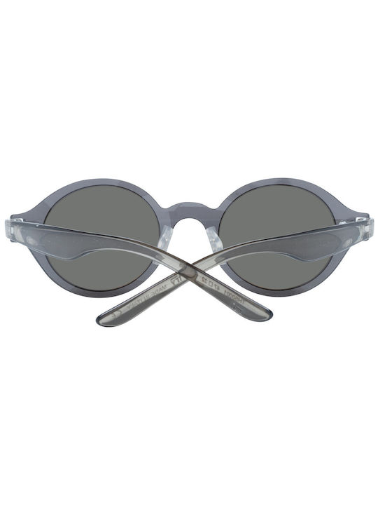 Try Sunglasses with Gray Plastic Frame and Yellow Mirror Lens TH500-01