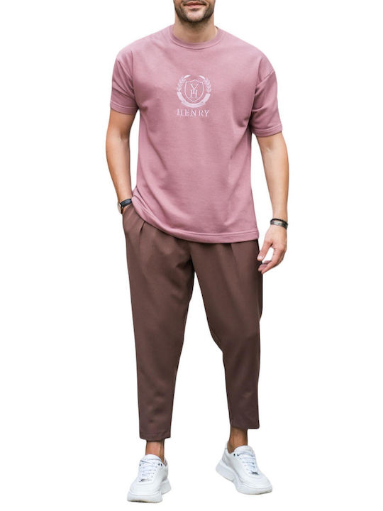 Henry Clothing Men's Sweatpants BROWN 8002