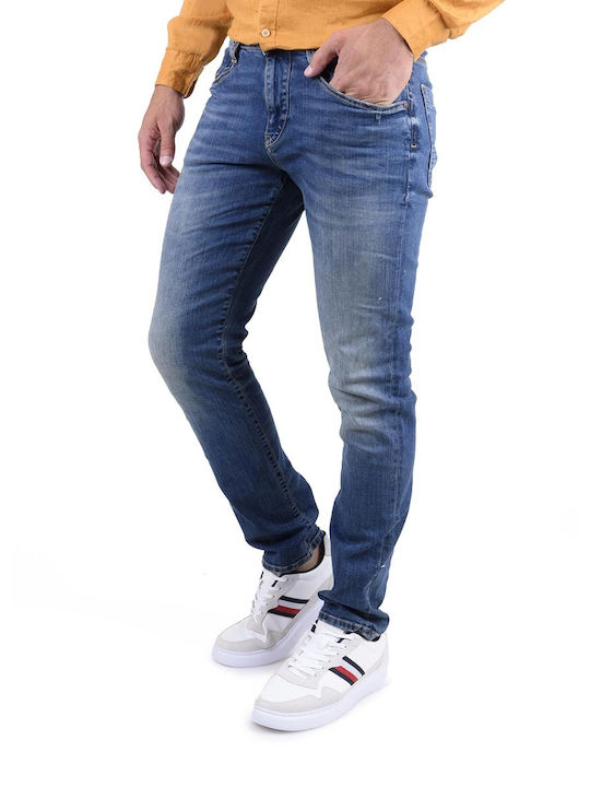 Devergo Pantaloni de Bărbați din Jean Blue