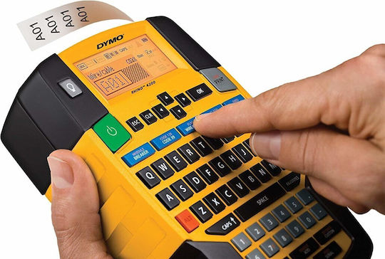 Dymo Rhino 4200 Ηλεκτρονικός Ετικετογράφος Κίτρινος