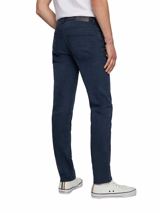 Hugo Boss Delaware 3-1 Pantaloni de Bărbați din Jean în Croială Slim Blue