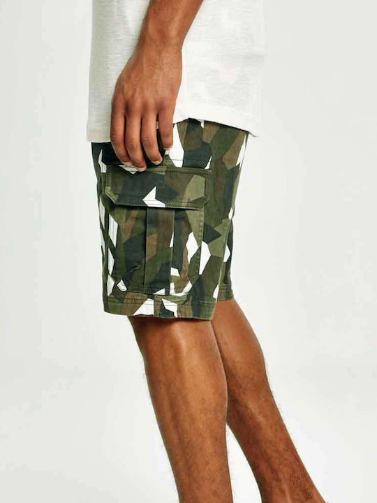 Ανδρική Βερμούδα Cargo Wood Camo