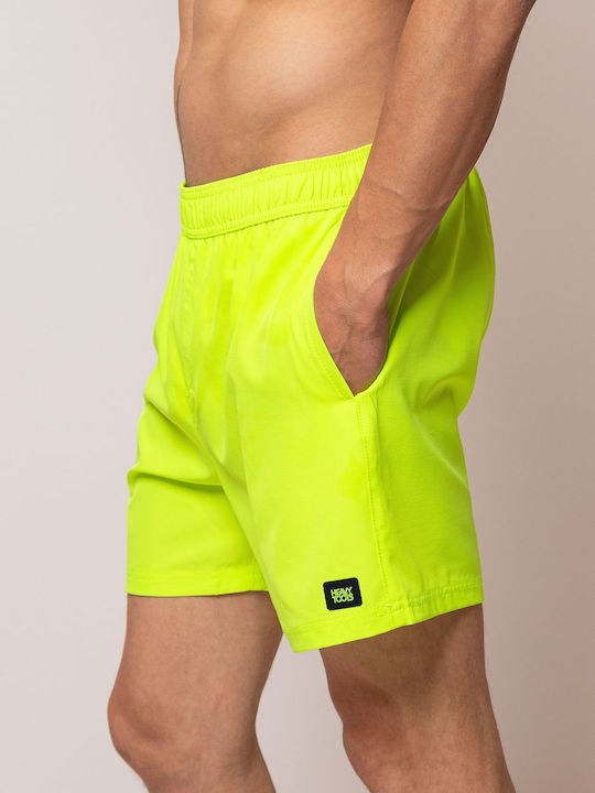 Heavy Tools Herren Badebekleidung Shorts Neon