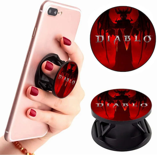 Koupakoupa Pop Socket for Mobile Phone Diablo Iv Red