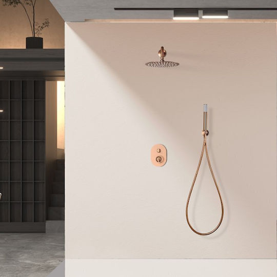 Imex für Dusche 2 Ausgänge Gold PVD