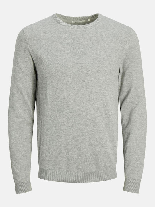 Projekt Produkt Men's Long Sleeve Sweater Light Grey Melange