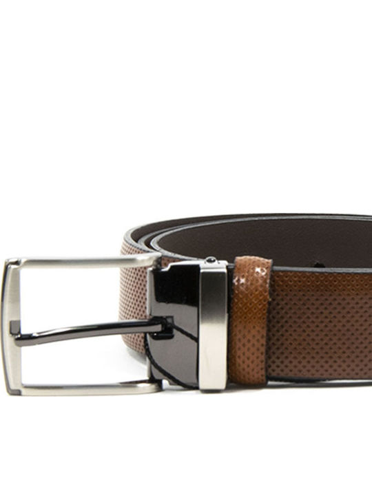 Herren Gürtel Leder Tabac Braun
