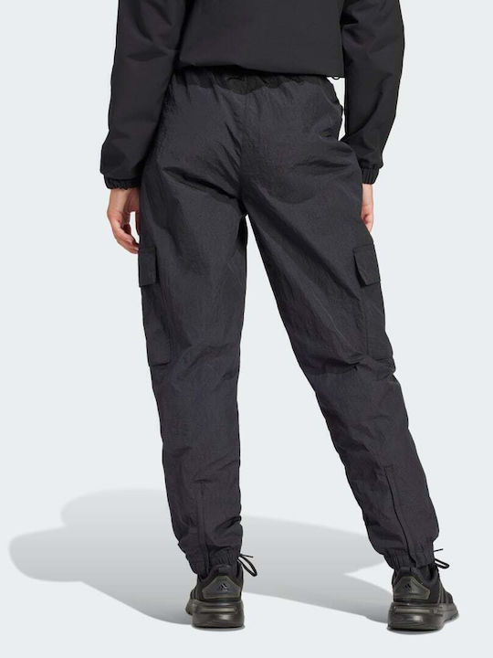 adidas City Escape Cargo Pants Γυναικείο Υφασμάτινο Cargo Παντελόνι Μαύρο