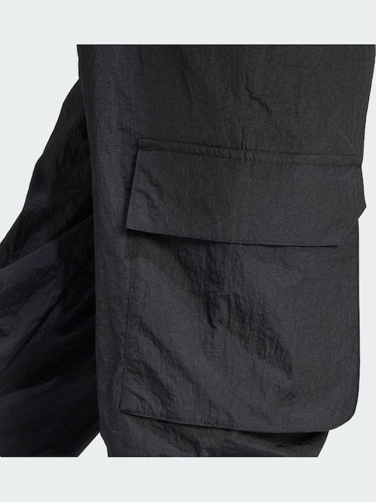 City Escape Cargo Pants Γυναικείο Υφασμάτινο Cargo Παντελόνι Μαύρο
