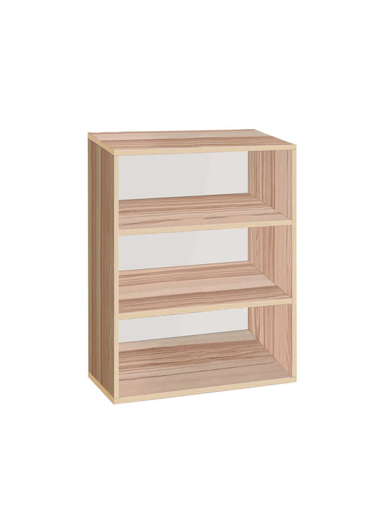 Rune Bookcase Natural Particleboard / Melamine 80x33x110cm