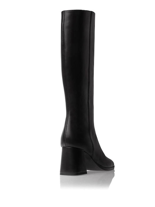 Sante Medium Heel Women's Boots Black