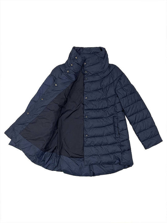 Lungă Jachetă de femei Puffer Blue