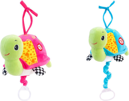 Globo Anhänger Spielzeug für Auto mit Musik Schildkröte Rot