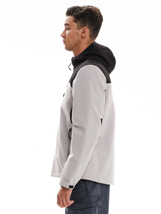 Winter Jacke Winddicht Beige