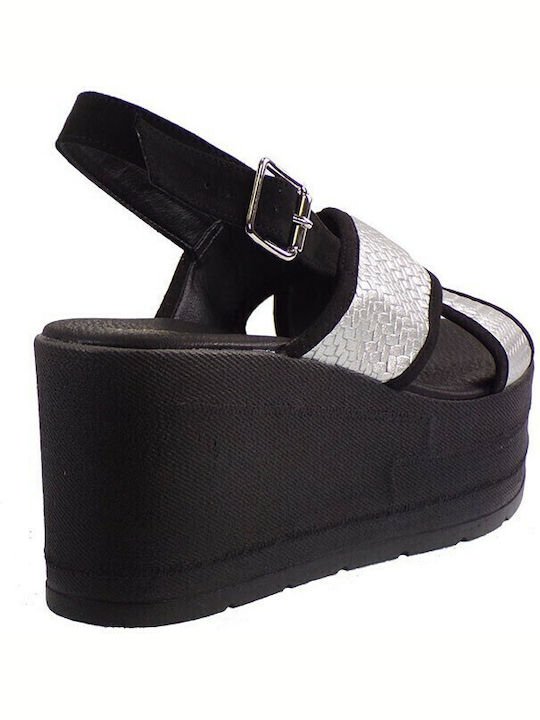 Women's Platform Shoes Silver