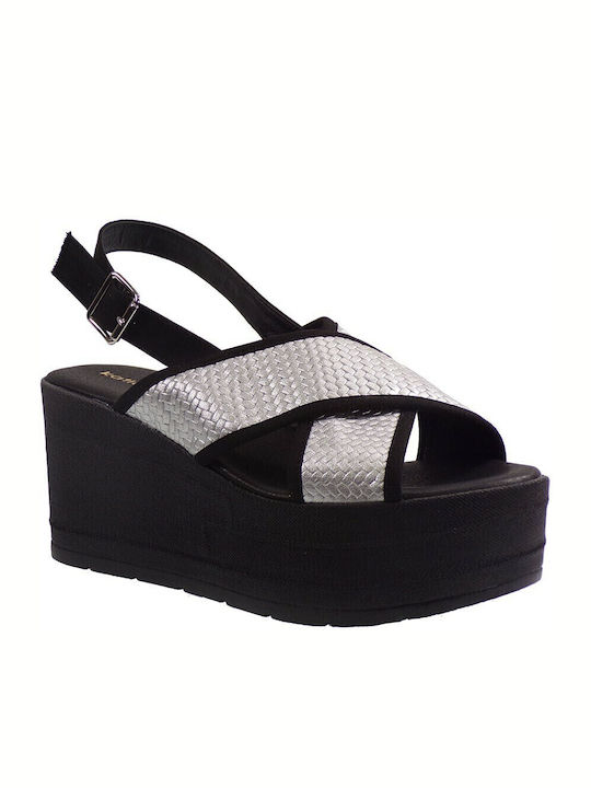 Women's Platform Shoes Silver