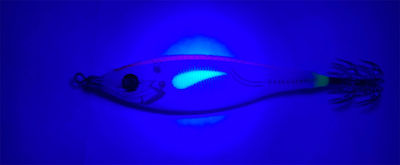 DTD Red Killer 2.5 Squid Jigs Fluorescent 7pcs/9.8gr White