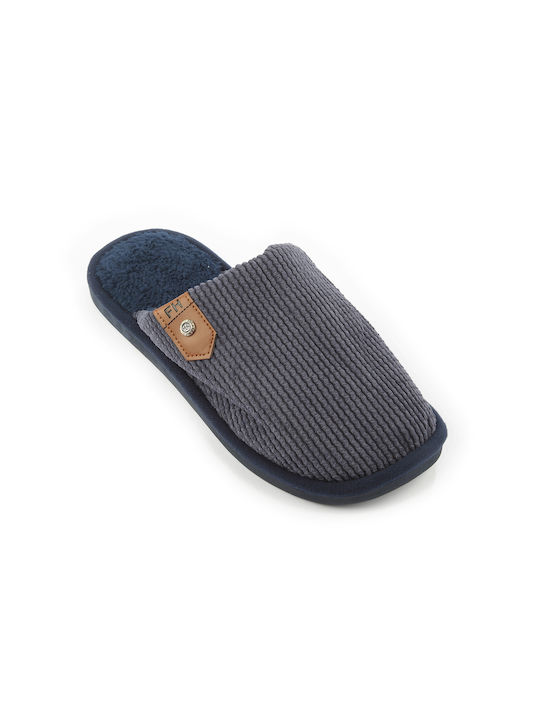 Fshoes Men's Slipper Blue