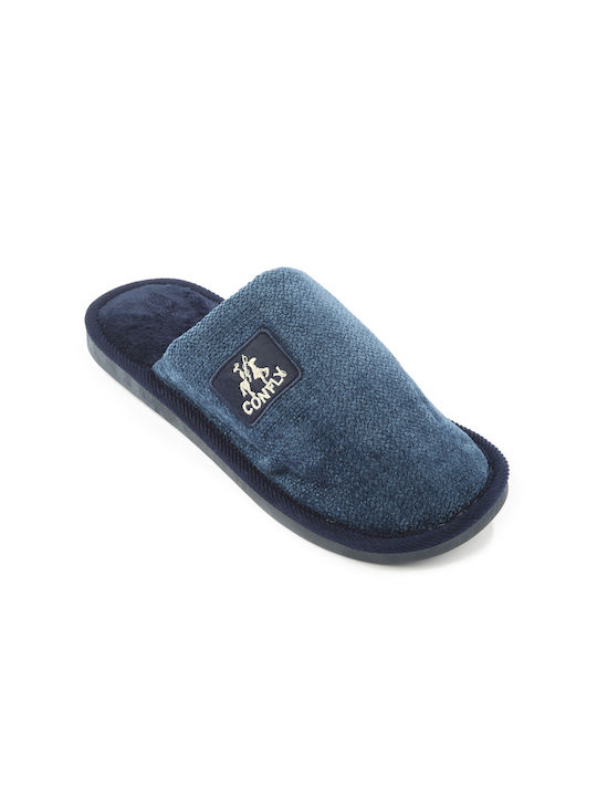 Fshoes Men's Slipper Blue