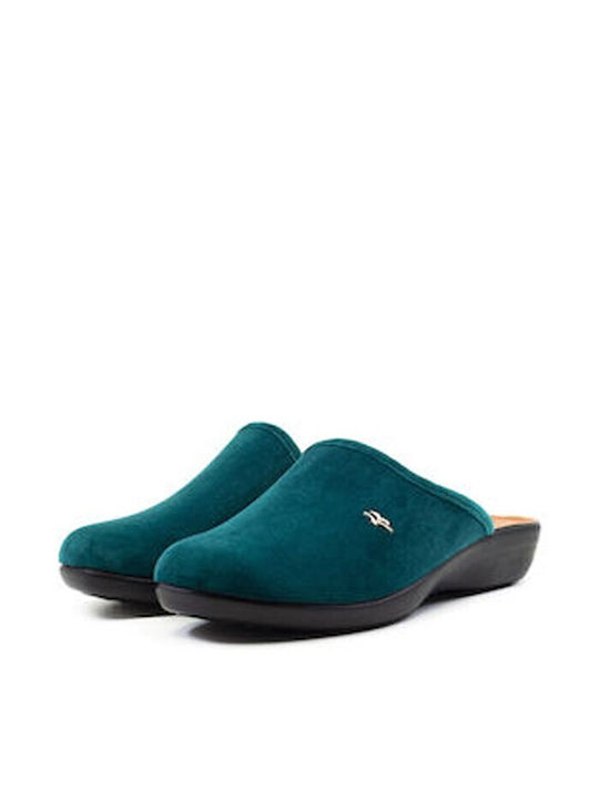 Fly Flot Winter Women's Slippers in Green color