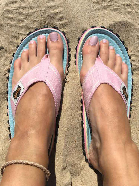 Islander Gecko Women's Flip Flops Pink