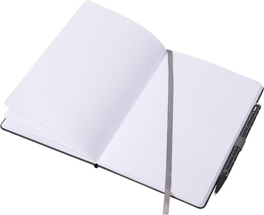Troika Slimpad Notebook A5 with Pen Holder Black