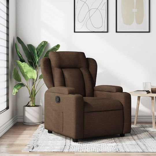 Relax Armchair with Footstool Coffee 77x94.5x100cm