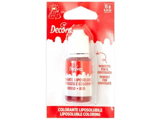Decora Χρώμα Ζαχαροπλαστικής Μαύρο 15gr