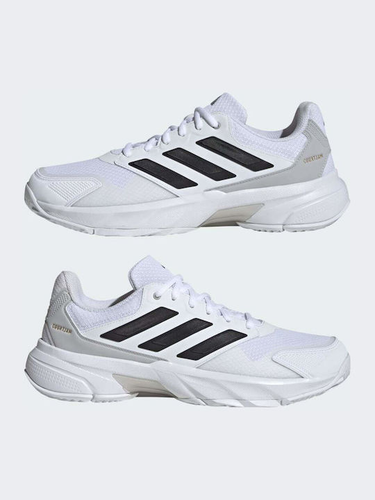 adidas Courtjam Control 3 Men's Tennis Shoes for All Courts White