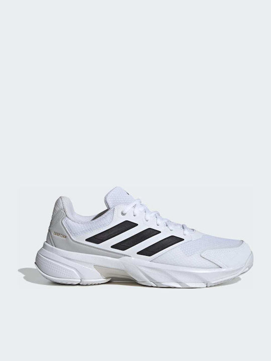 adidas Courtjam Control 3 Men's Tennis Shoes for All Courts White