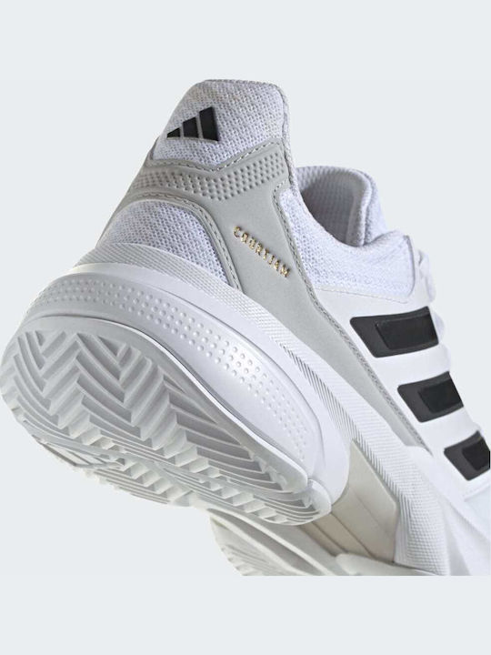 adidas Courtjam Control 3 Men's Tennis Shoes for All Courts White