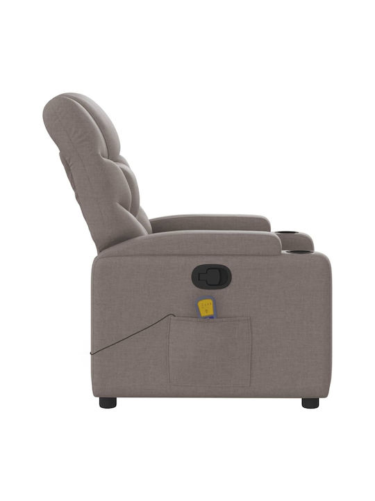 Fotoliu Relax Masaj cu Puf Tapiserie 74x89x100cm