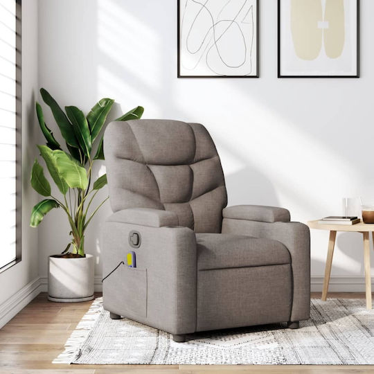 Relax Armchair Massage with Footstool Tapestry 74x89x100cm