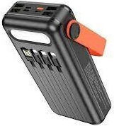 Hoco Ηλιακό Power Bank 30000mAh Μαύρο