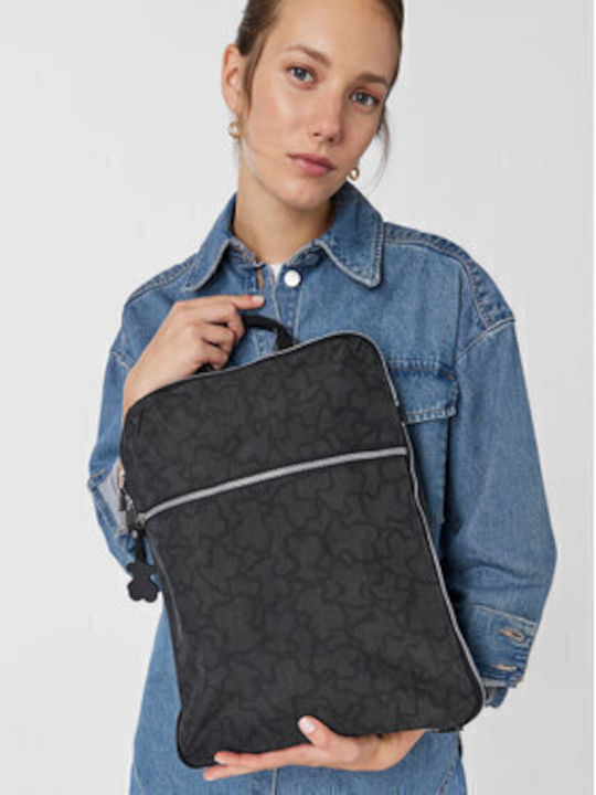 Mochila Kn Calores Fabric Women's Black Backpack Bag