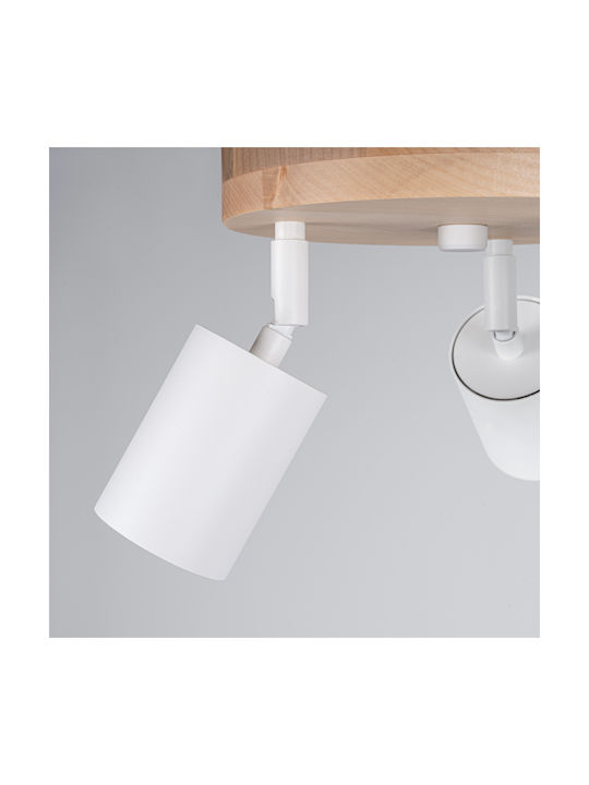 Sollux Spot with 10 Lights and with Socket GU10 in White Color